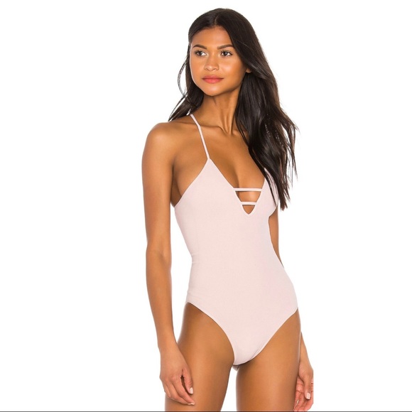NEW FREE PEOPLE FP MOVEMENT REVOLVE PINK BODYSUIT - Picture 2 of 10